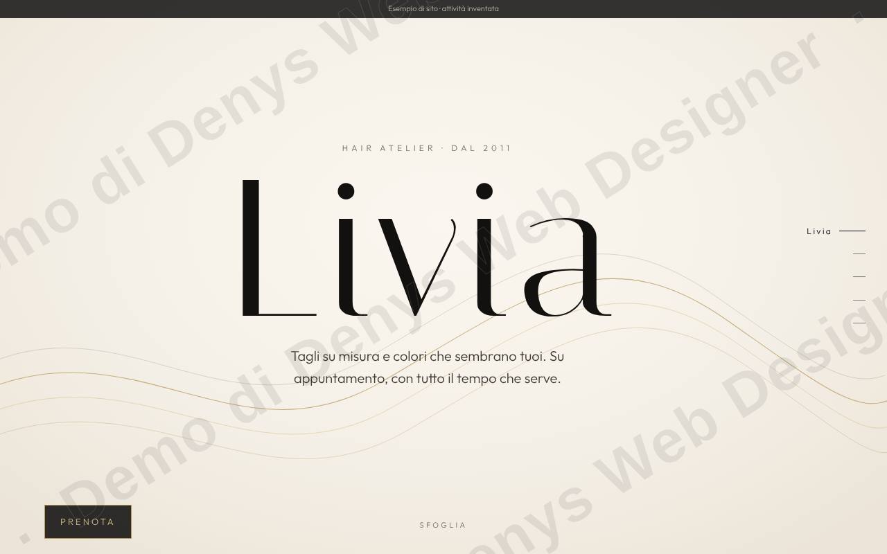 Livia Hair Atelier su computer