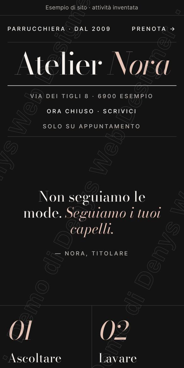 Atelier Nora su telefono