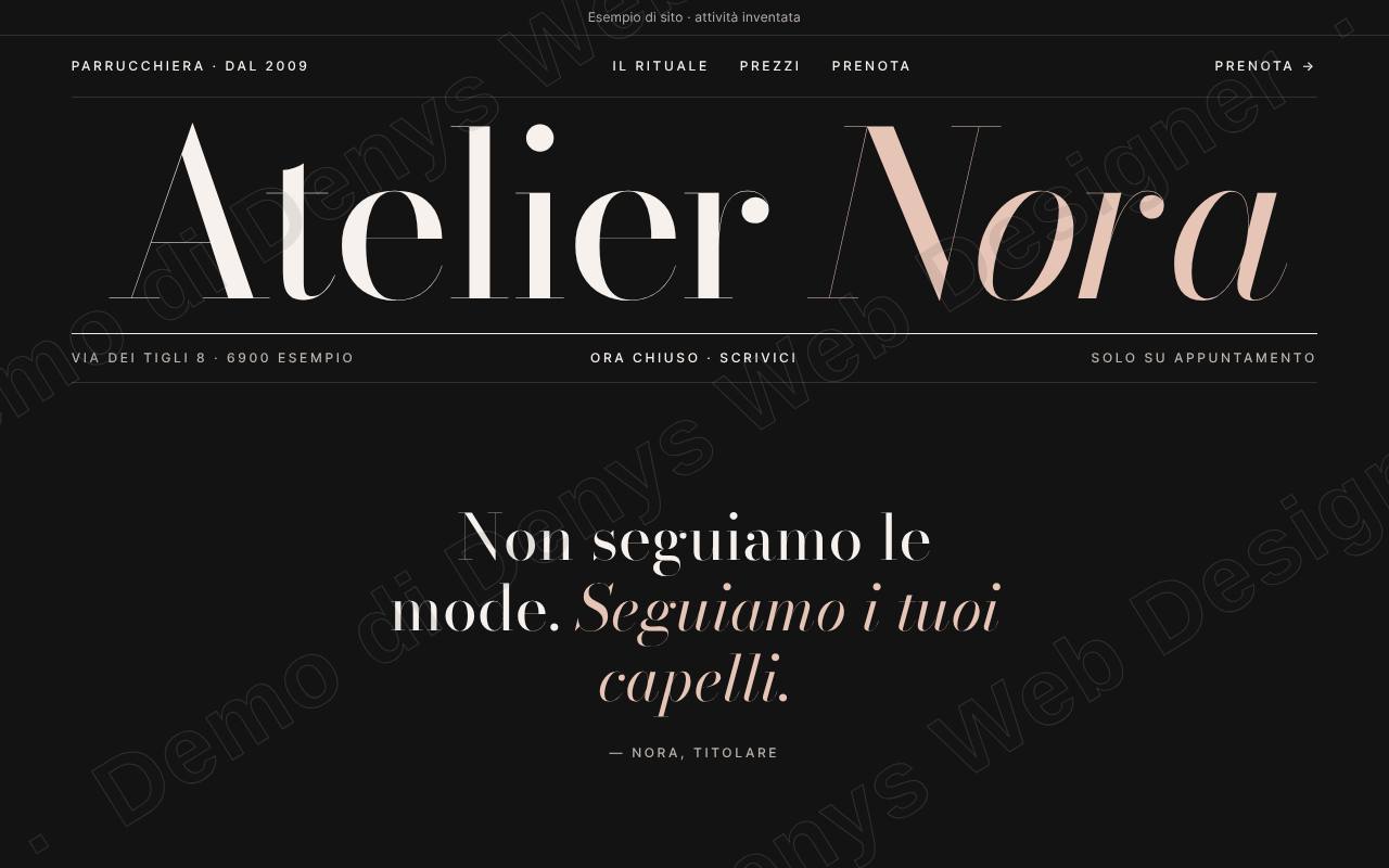 Atelier Nora su computer