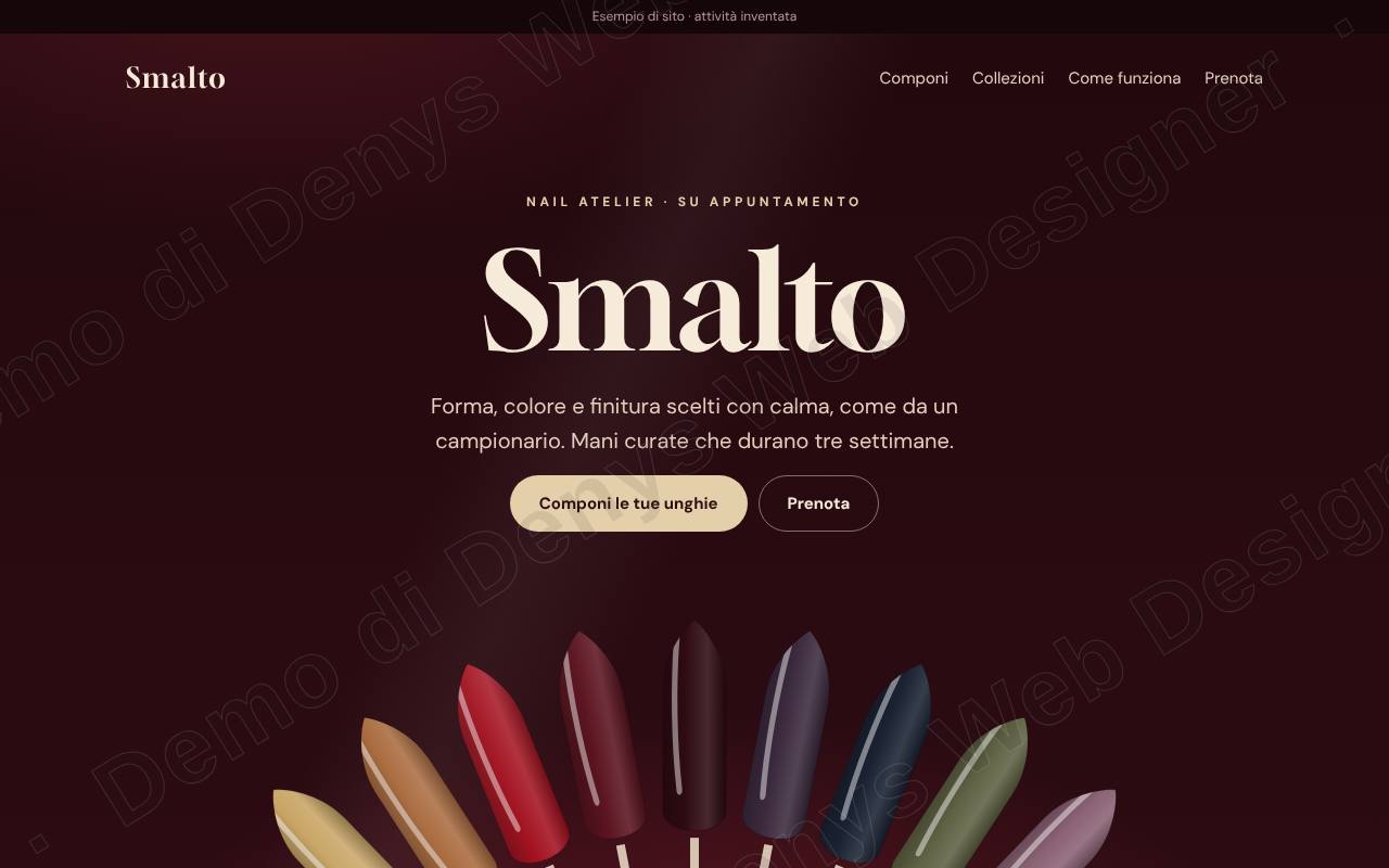 Smalto Nail Atelier su computer