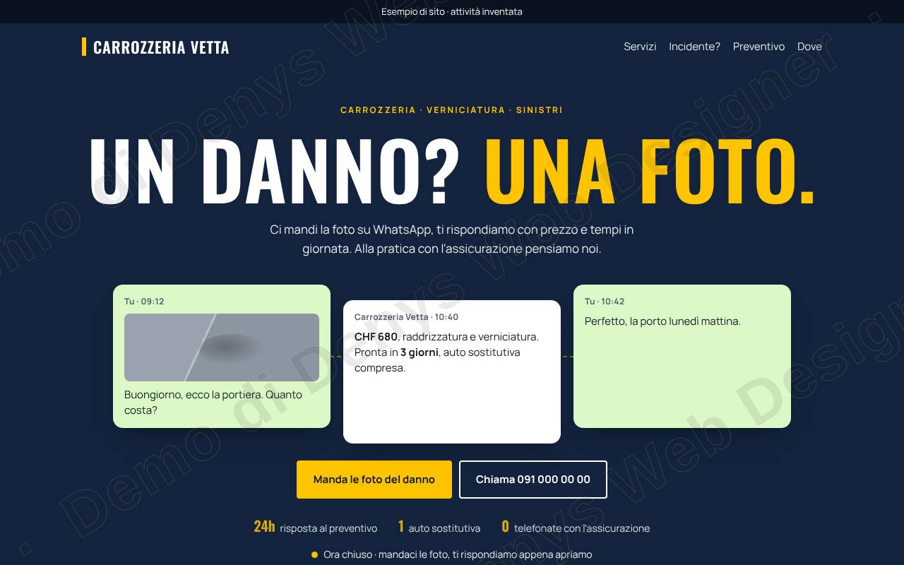 Carrozzeria Vetta su computer